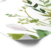 Poster Mariage de bienvenue pour la verdure d'été (Coin)