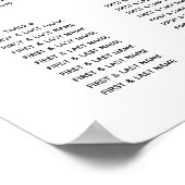 Poster Mariage de bouquet de fleurs sauvages rustiques (Coin)