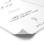 Poster Mariage De Calligraphie Pour Avoir Et Tenir Un Sig (Coin)