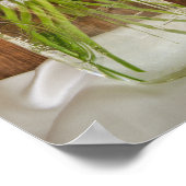 Poster Mariage de campagne dans une grange avec pot Mason (Coin)