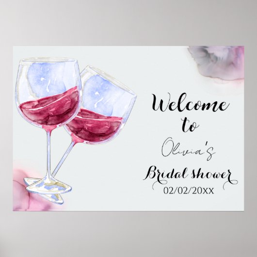 Poster Mariage de cave vinicole (Devant)