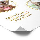 Poster Mariage de chien avec bar ouvert Photo élégante Bo (Coin)