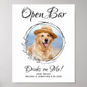 Poster Mariage de compagnie Chien Open Bar Photo personna (Devant)