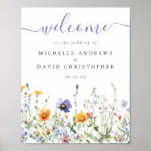 Poster Mariage de fleur sauvage de  de champ (Devant)