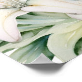 Poster Mariage de fleurs blanches (Coin)