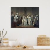 Poster "Mariage de George Washington" (Cuisine)
