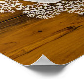 Poster Mariage de grange au style Country Lace (Coin)