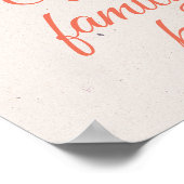 Poster Mariage de jardin floral Choisissez un panneau de  (Coin)