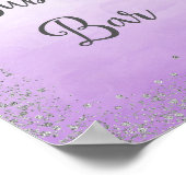 Poster Mariage de la barre de bulles Imprimer (Coin)