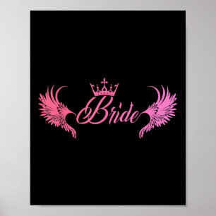 Poster Mariage De La Fête De Bachelorette De Mariée Maid
