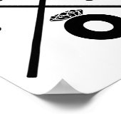 Poster Mariage de la Nouvelle-Orléans Nola Bachelorette (Coin)