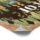 Poster Mariage de la Renaissance médiévale de Peacock (Coin)