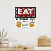 Poster Mariage de la station de pomme de terre pur (Cuisine)