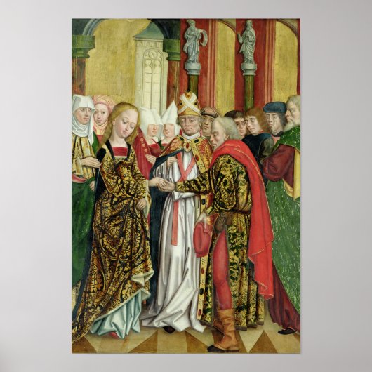 Poster Mariage de la Vierge, de l'autel du Dôme, 1499 (Devant)