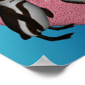 Poster Mariage de l'anniversaire de Kissing Pengui (Coin)