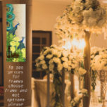 Poster Mariage de lustre Peacock Roaring 20<br><div class="desc">Poster de l'Inséparable mariage Peacock Roaring 20's Yellow Peony et Gold Arrière - plan. Ajoutez facilement la date du Mariage et le nom de la mariée et des pièces en cliquant sur Modifier dans l'outil de conception ou Modifier/Customiser/Personnaliser plus loin. Metallic Gold Vintage Roaring 20's Peacock Wedding Invitations Rustic Aqua...</div>