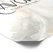 Poster Mariage de mariée Gown faveurs s'il vous plaît pre (Coin)