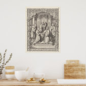 Poster Mariage de Martin Luther et Catherine von Bora (Cuisine)