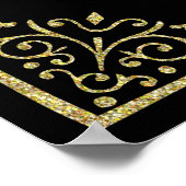 Poster mariage de médias sociaux signe élégante parties s (Coin)