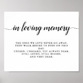 Poster Mariage de monogramme noir et blanc moderne (Devant)