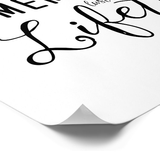 Poster Mariage de partie signer DRinks Bar imprimer (Coin)