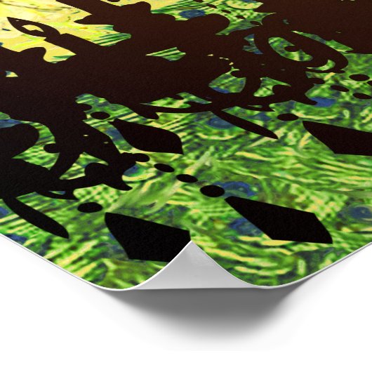 Poster Mariage de Peacock Roaring 20's (Coin)