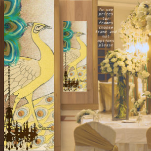 Poster Mariage de Peacock Roaring 20's