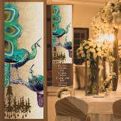 Poster Mariage de Peacock Roaring 20's