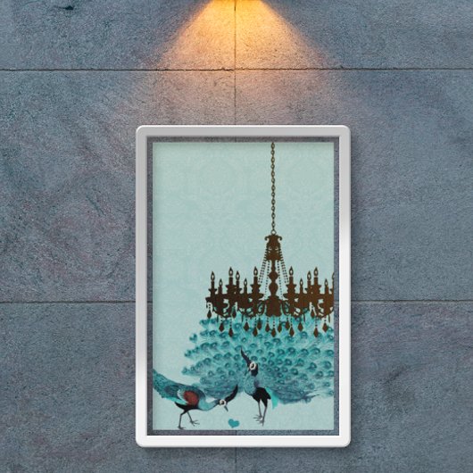 Poster Mariage de Peacock Roaring 20's