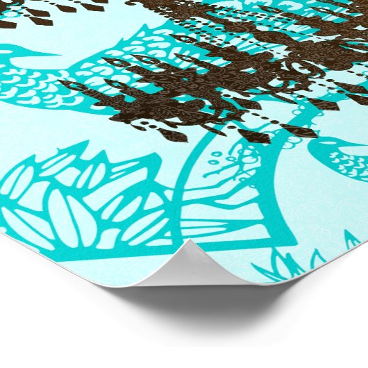 Poster Mariage de Peacock Roaring 20's (Coin)