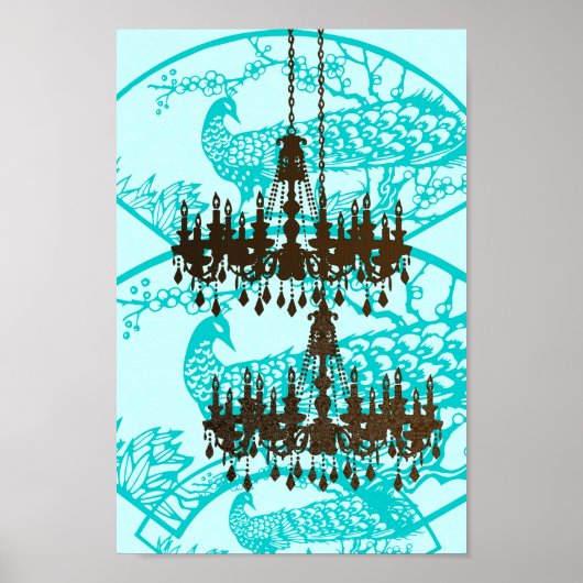 Poster Mariage de Peacock Roaring 20's (Devant)