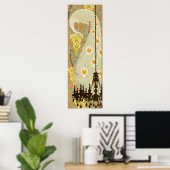 Poster Mariage de Peacock Roaring 20's Gatsby (Bureau à domicile)