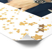 Poster Mariage de photographie personnalisée rustique et (Coin)