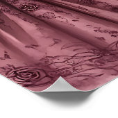 Poster Mariage de squelette gothique rustique (Coin)