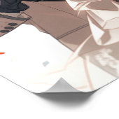 Poster Mariage de triade polyamorte Anime MFM (Coin)