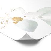 Poster Mariage de verdure minimaliste (Coin)