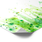 Poster Mariage de verdure Plan de siège blanc do-it-yours (Coin)