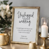 Poster Mariage débranché sans publication sur les réseaux