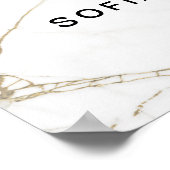 Poster Mariage Destination World Map Gold Removable Heart (Coin)