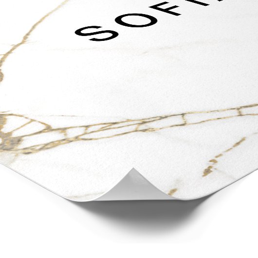 Poster Mariage Destination World Map Gold Removable Heart (Coin)