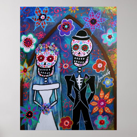 POSTER MARIAGE DIA DE LOS MUERTOS (Devant)