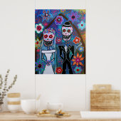 POSTER MARIAGE DIA DE LOS MUERTOS (Cuisine)