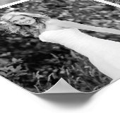 Poster Mariage douze photo collage et monogramme (Coin)