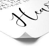 Poster Mariage du panneau de la bougie de mémoire (Coin)