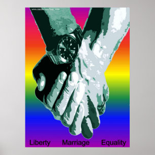 Poster Mariage Égalité Liberté