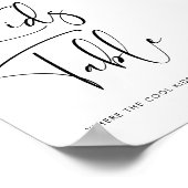 Poster Mariage élégant et moderne pour enfants (Coin)