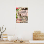 Poster Mariage élégant Mariage Vintage Antique Vintage (Cuisine)