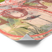 Poster Mariage élégant Mariage Vintage Antique Vintage (Coin)