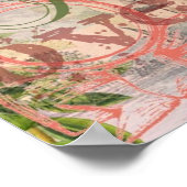 Poster Mariage élégant Mariage Vintage Antique Vintage (Coin)