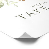 Poster Mariage Élégant S'Il Vous Plaît Prendre Un Signe F (Coin)